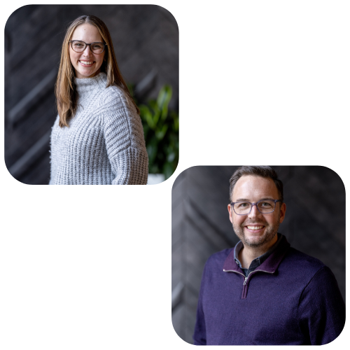 Andrea and Scott headshots